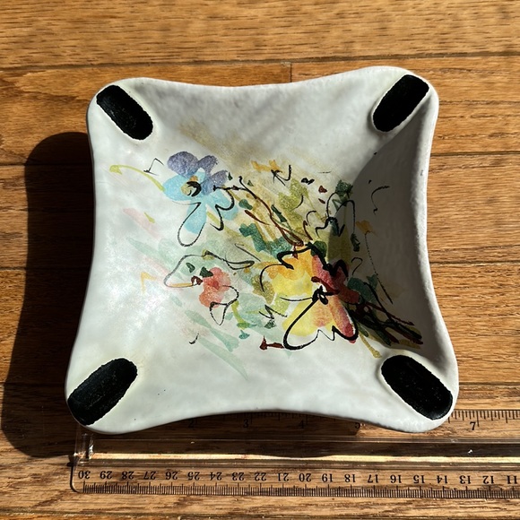 Signed pottery ashtray Italy W.C Italy 60/168 - Picture 8 of 16